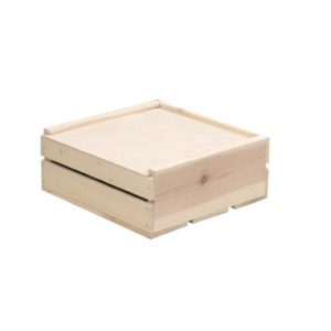 wooden crate 11x11x4