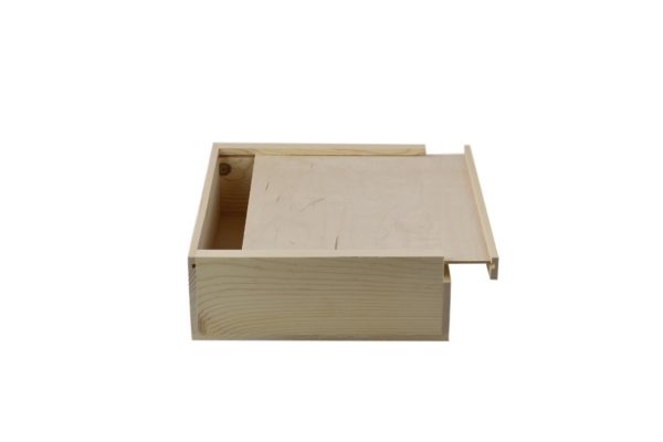 wooden slat pull box