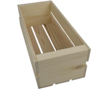 old fashioned wooden crates