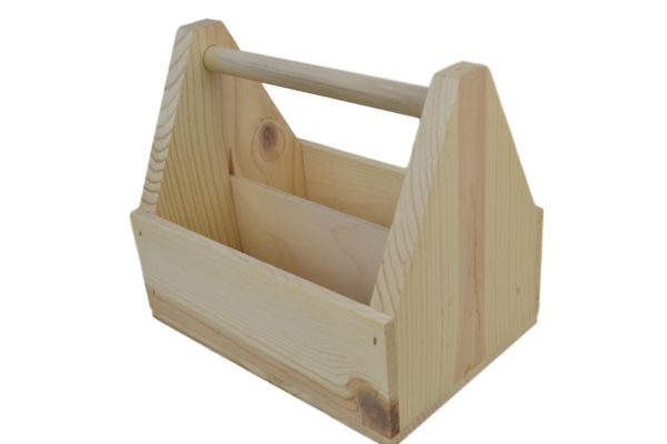 wooden condiment carrier