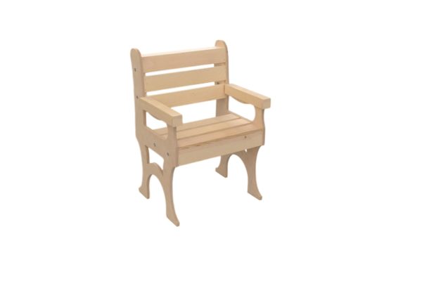 wooden outside deck chair