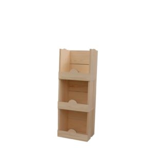 wooden stacking display boxes