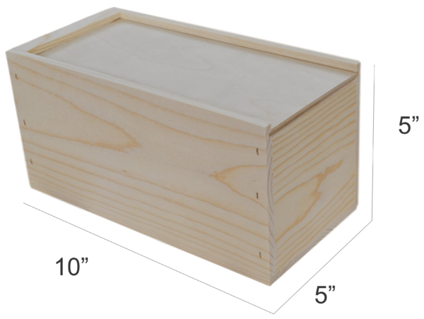 wooden box 10x5x5