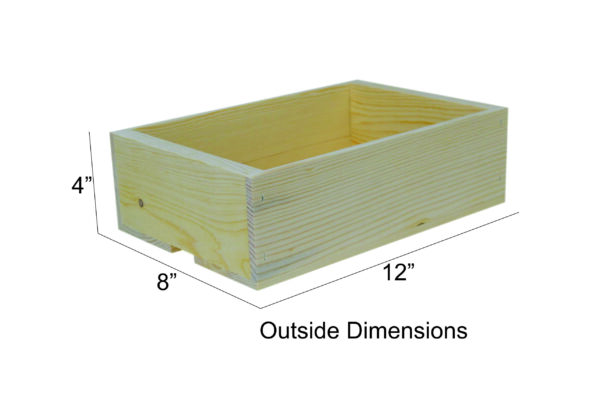 12x8 wooden box