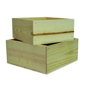 wooden nesting gift boxes